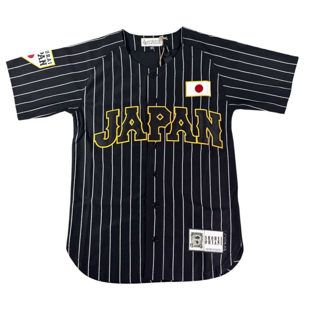 Authentic Classics Jersey Men XS Black Japan National Baseball Shohei Ohtani #16